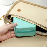 Portable Travel Jewelry Storage Box – Compact & Elegant