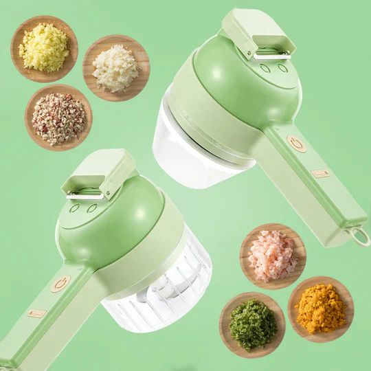 Portable Electric Vegetable Cutter Set