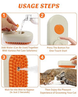 Electric Pet Spray & Massage Brush – Hair Removal, Grooming & Steam Care